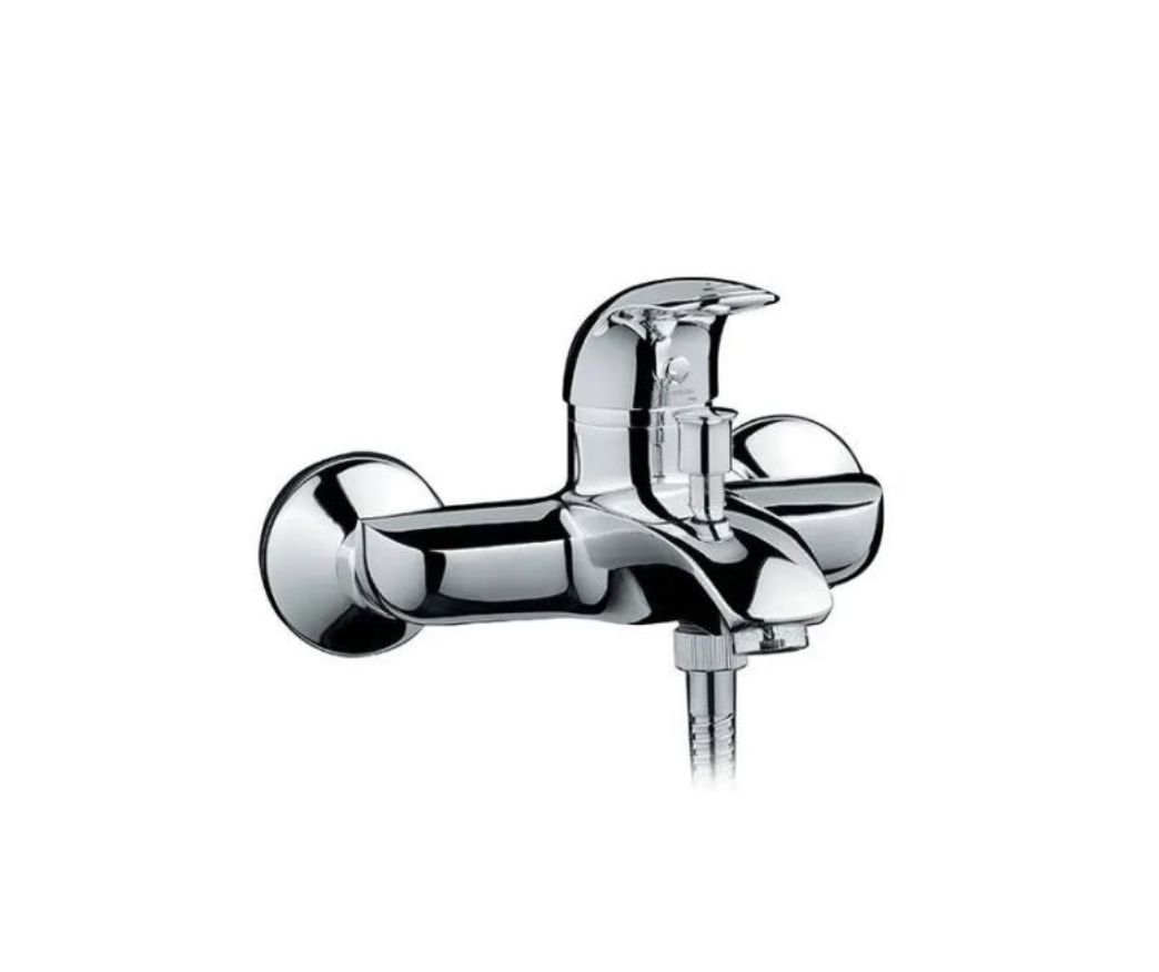 Alfa, bath mixer with omega hand shower