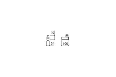 Duo, swivel wall bracket