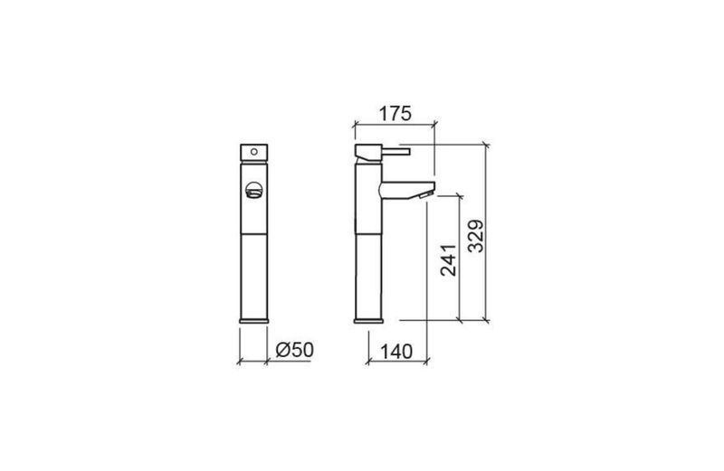 Icone, tall basin mixer