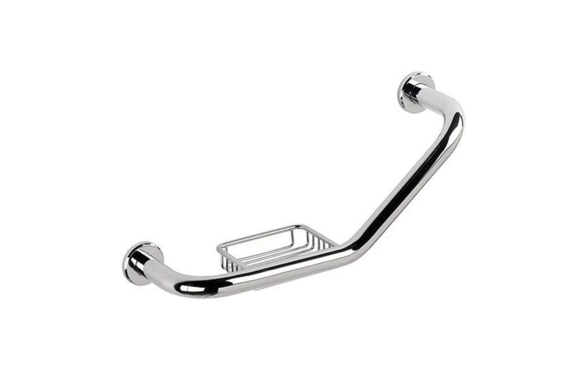 Luxe, grab rail with right soap dish