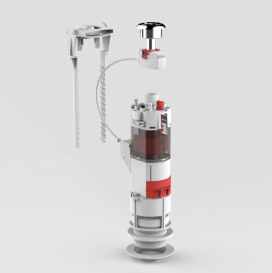 Flush valve INEO 2V for ceramic cistern