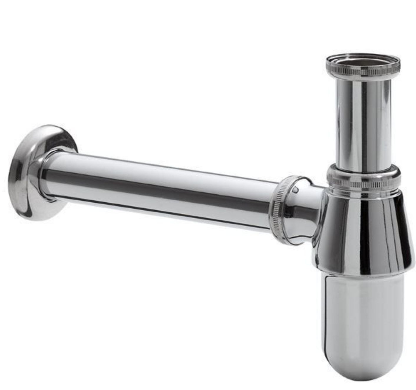 Bottle trap chrome basic