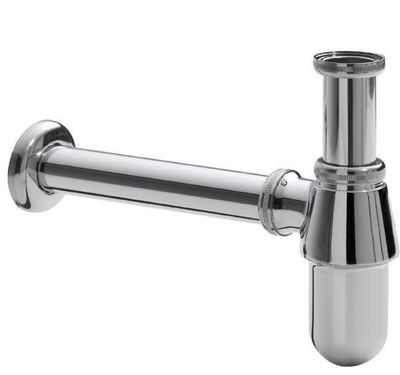 Bottle trap chrome basic