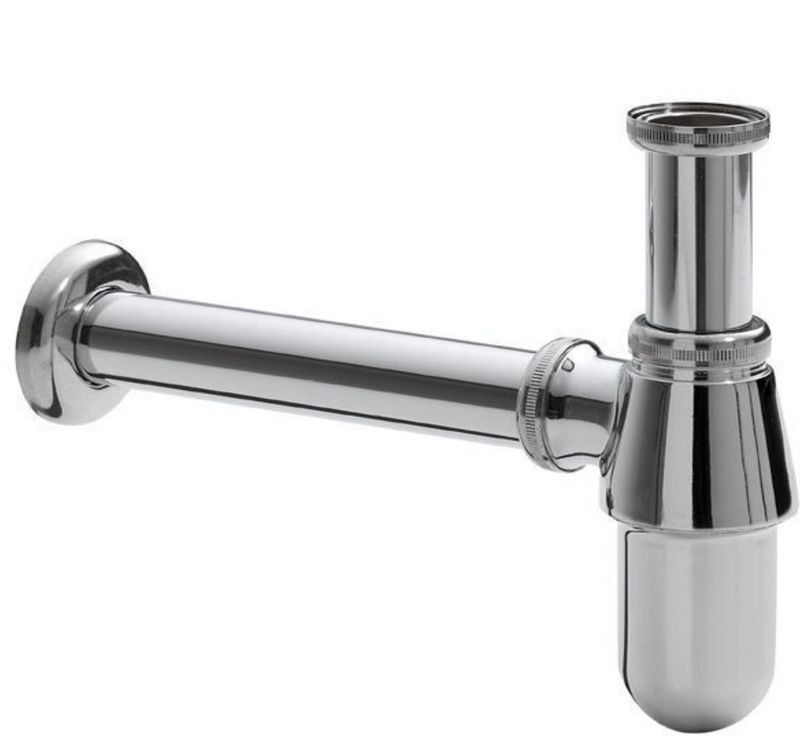 Bottle trap chrome basic