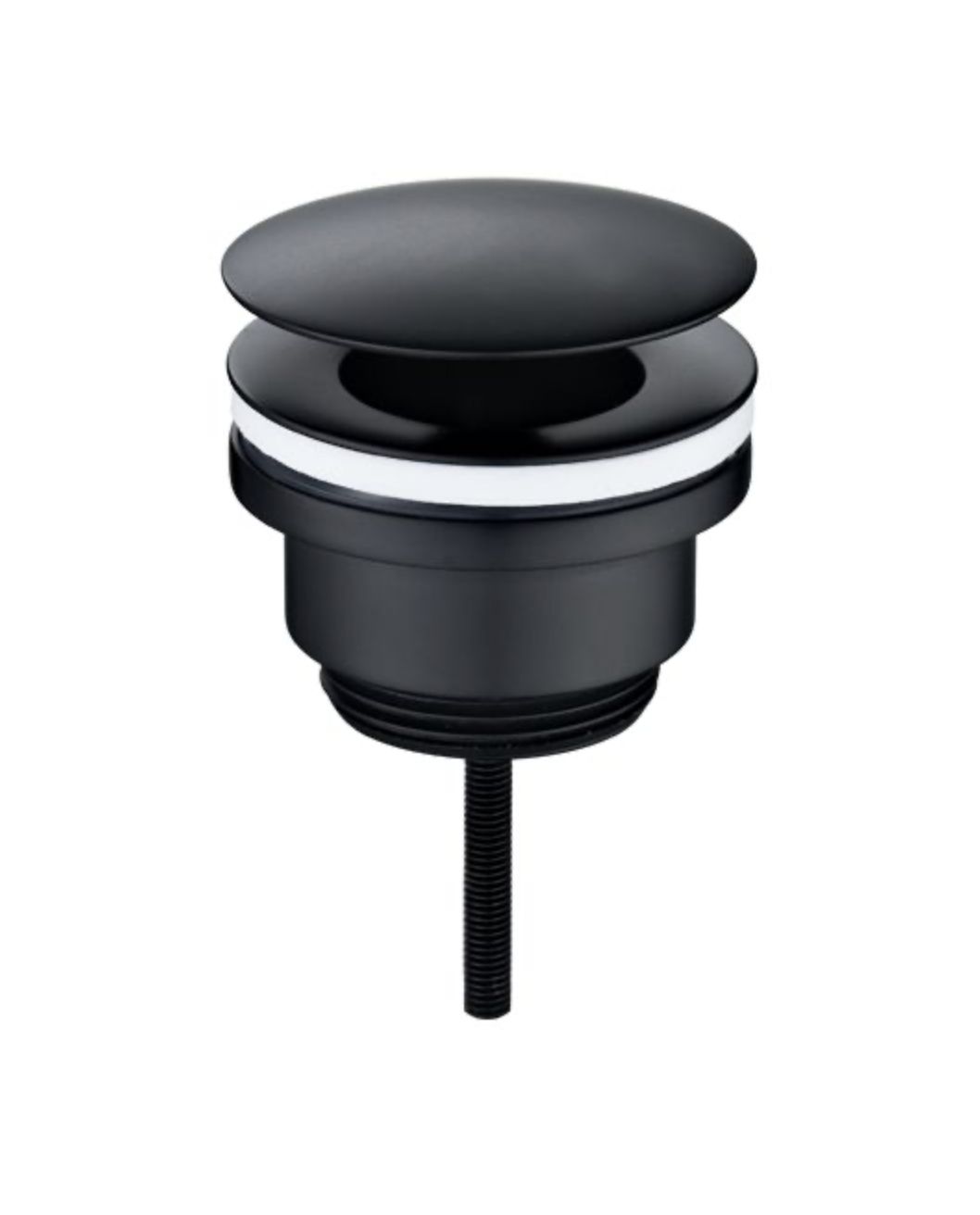 UniMatch open drain plug 5/4'' matt black