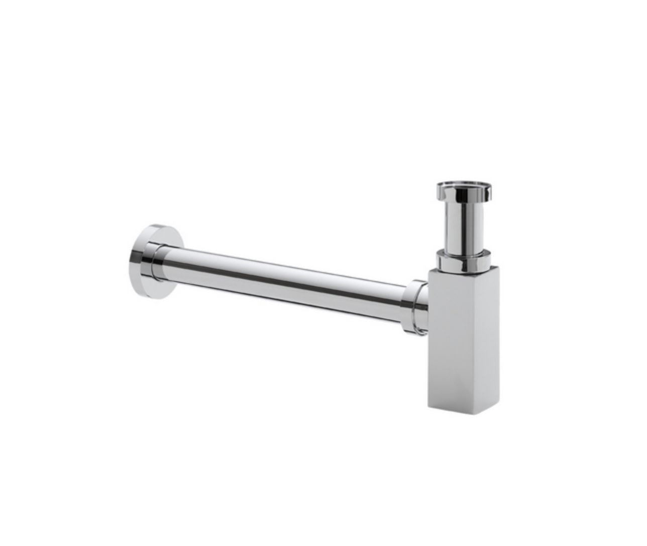 Rombo siphon square 5/4" x 32 mm chrome