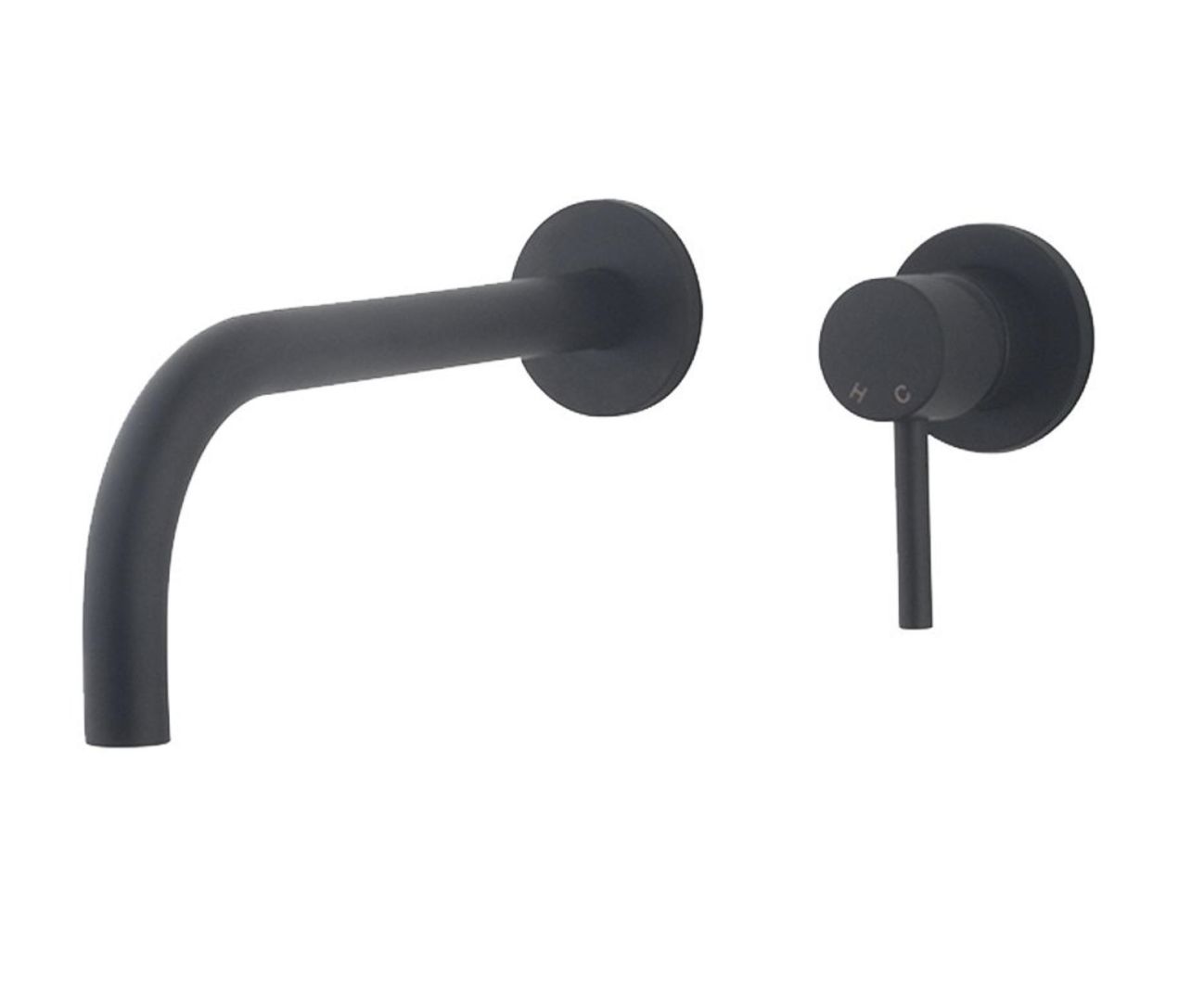 Xellanz Slim Twenty single lever washbasin trim matt black