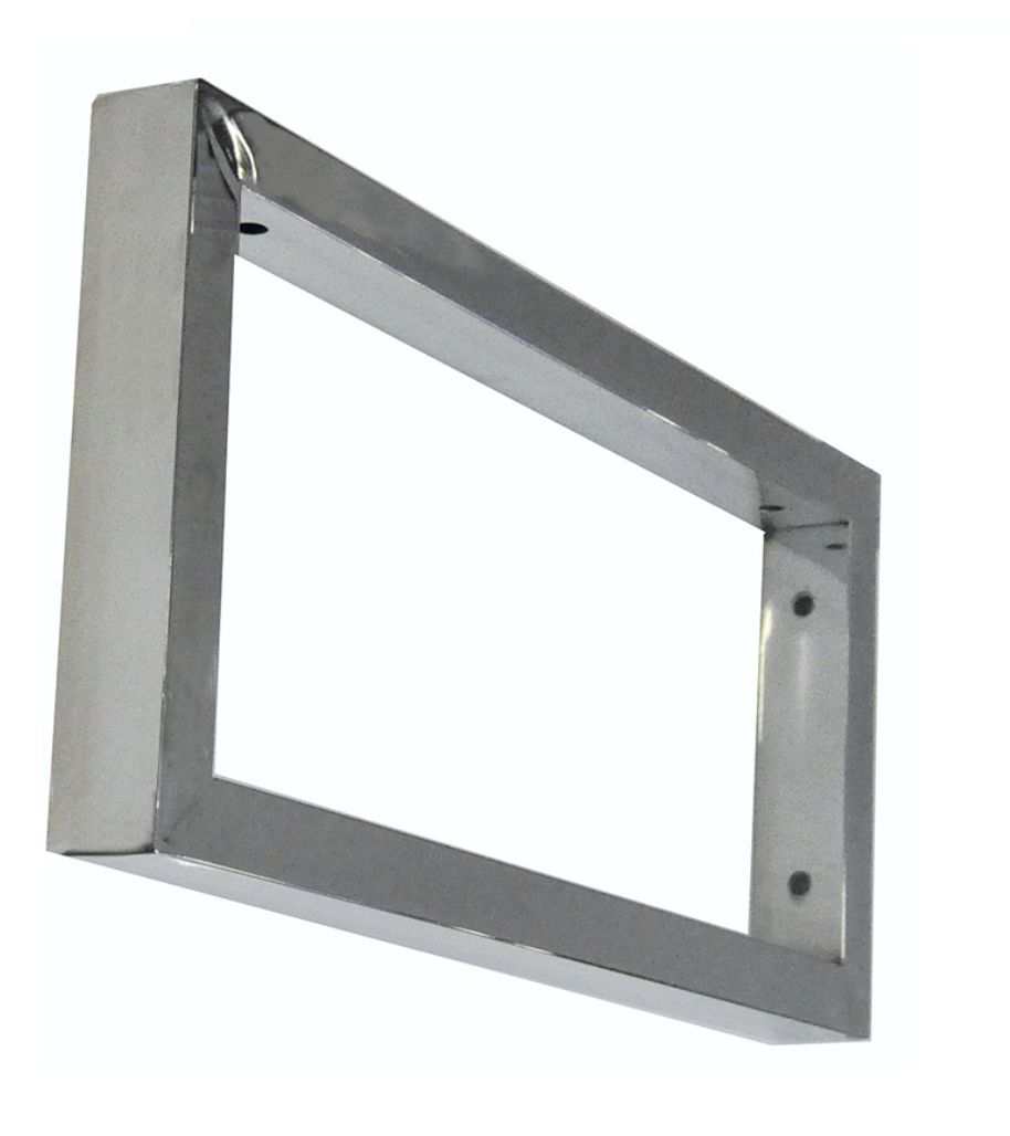 Hanging bracket square 460 x 220 mm chrome