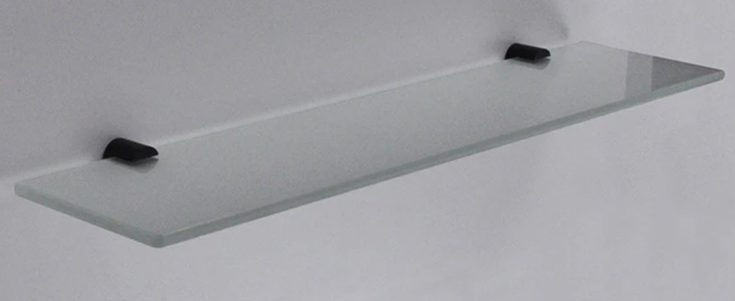 Ida glass shelf black