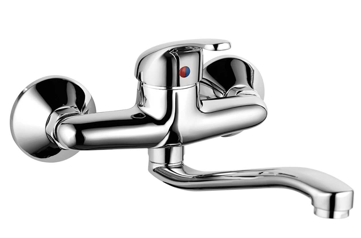 Creavit raised pouring tray mixer chrome (ZS53302W)