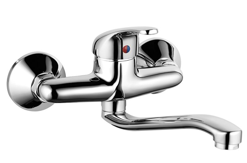Creavit, raised pouring tray mixer chrome (ZS53302W)