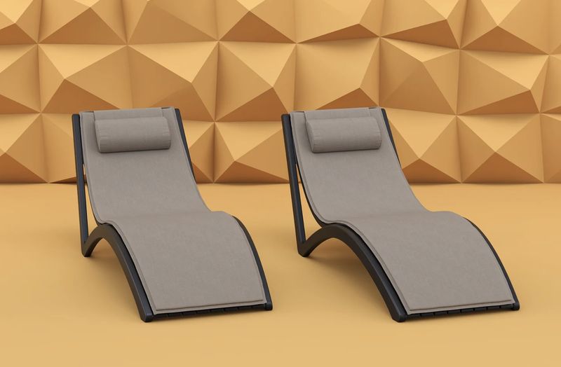 Slim, sunlounger