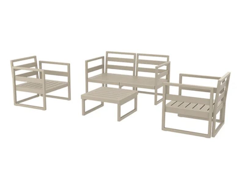 Mykonos Lounge Set, Colour: Taupe