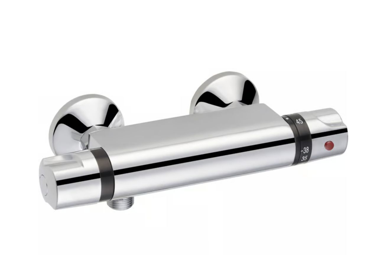 Thermostatic shower mixer 12cm