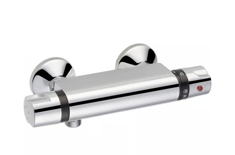 Thermostatic shower mixer 12cm