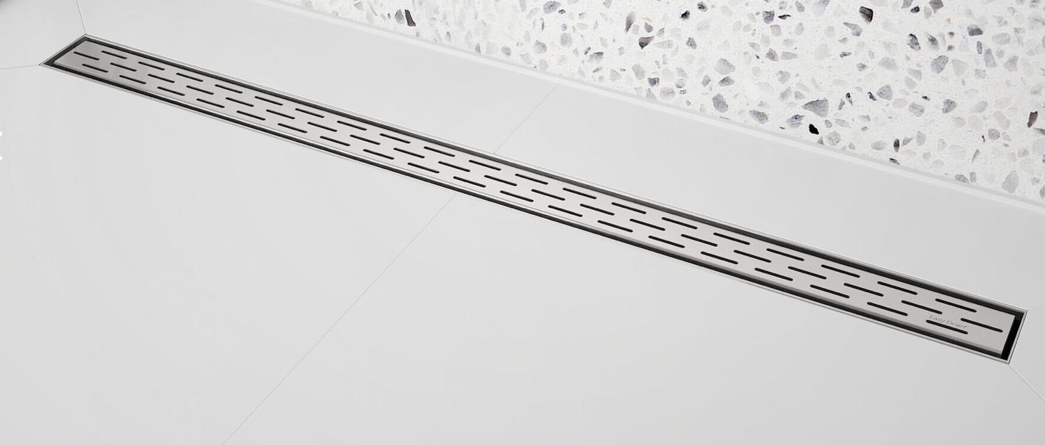 Linear shower drain stainless steel