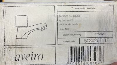 Aveiro cold water basin faucet