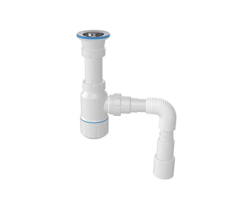 Bottle trap for washbasin flex