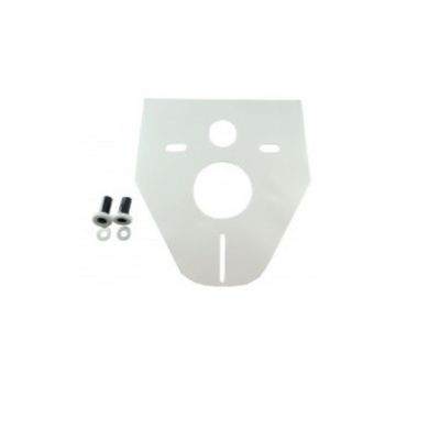 Isolation wall hung toilet