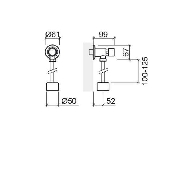 Eco, timer tap for urinal