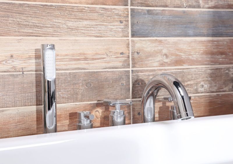 5 holes bath mixer deck mounted