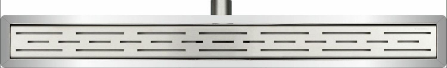 3rd generation shower channel with flange and grid 70 x 7 cm stainless steel