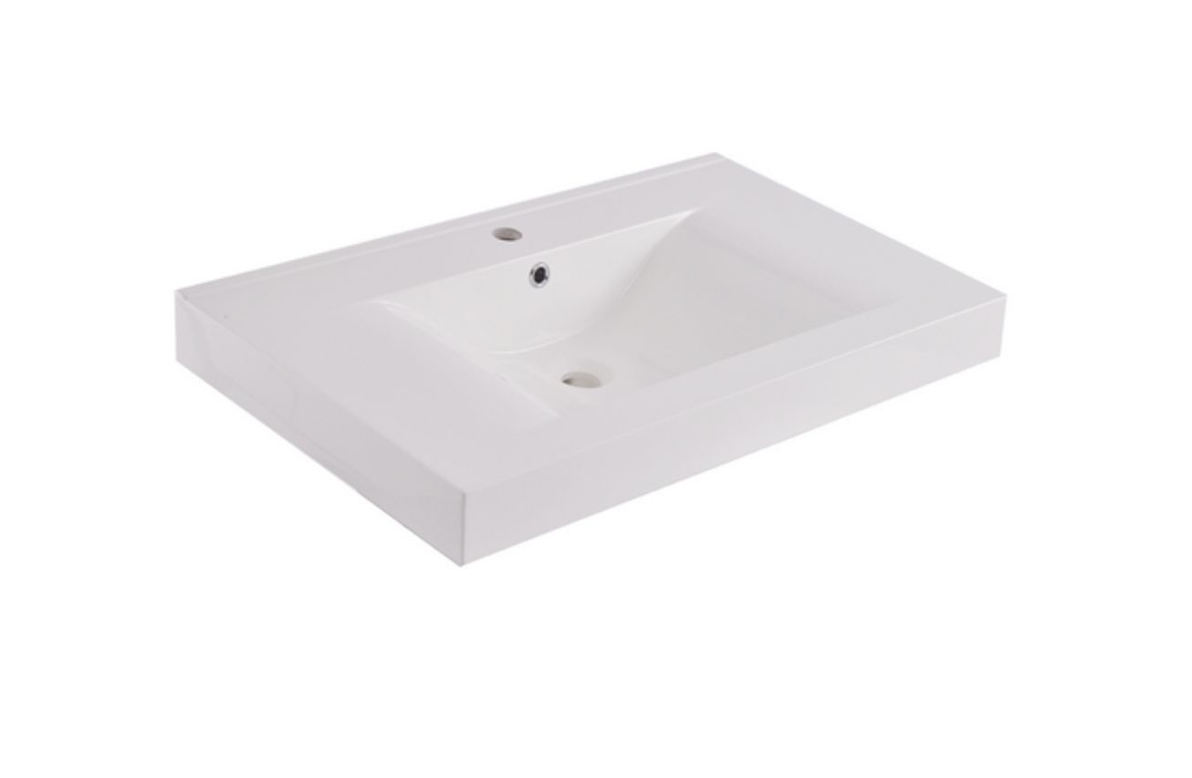 Tigris single washbasin with 1 tap hole