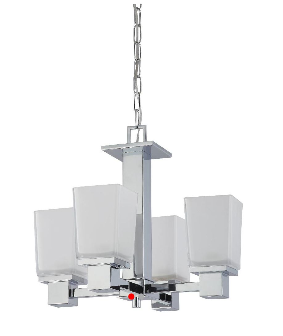 Four light chandelier