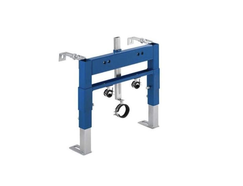 Structure for suspended bidet for masonry walls