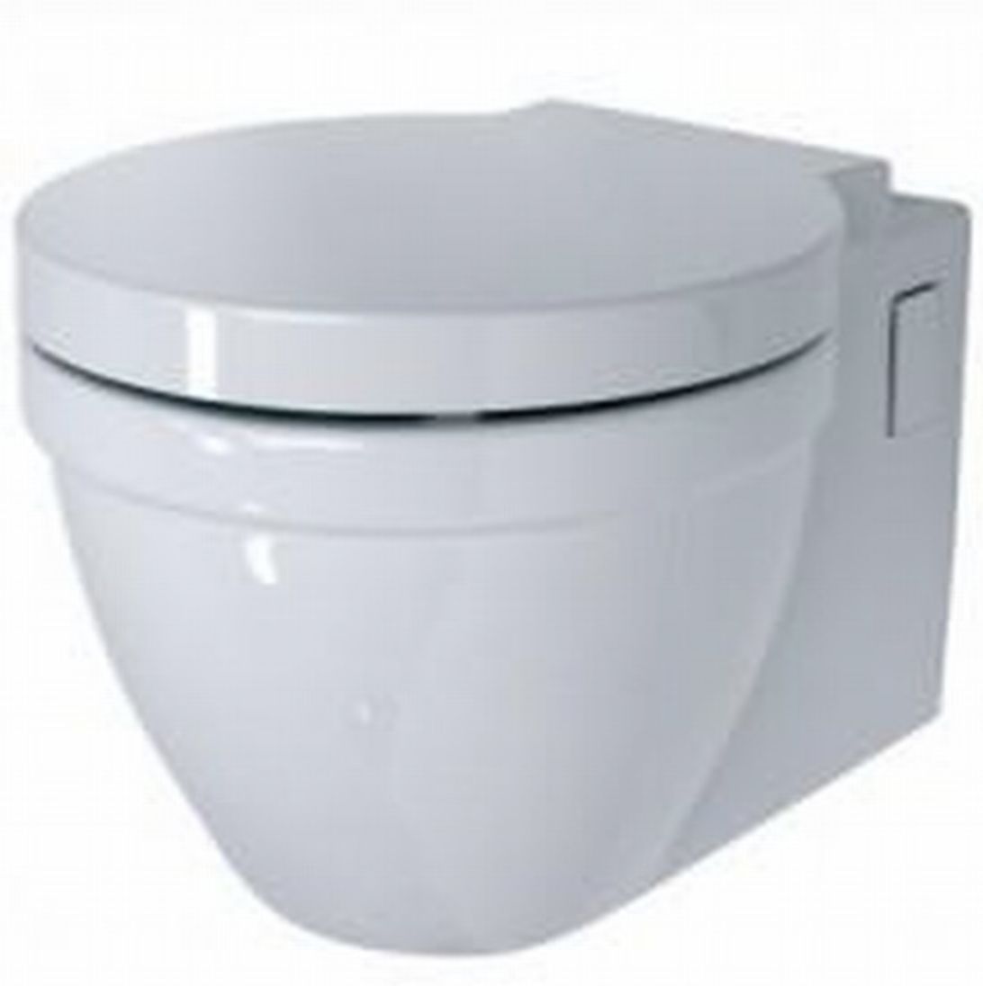 Nau, wall hung toilet complete