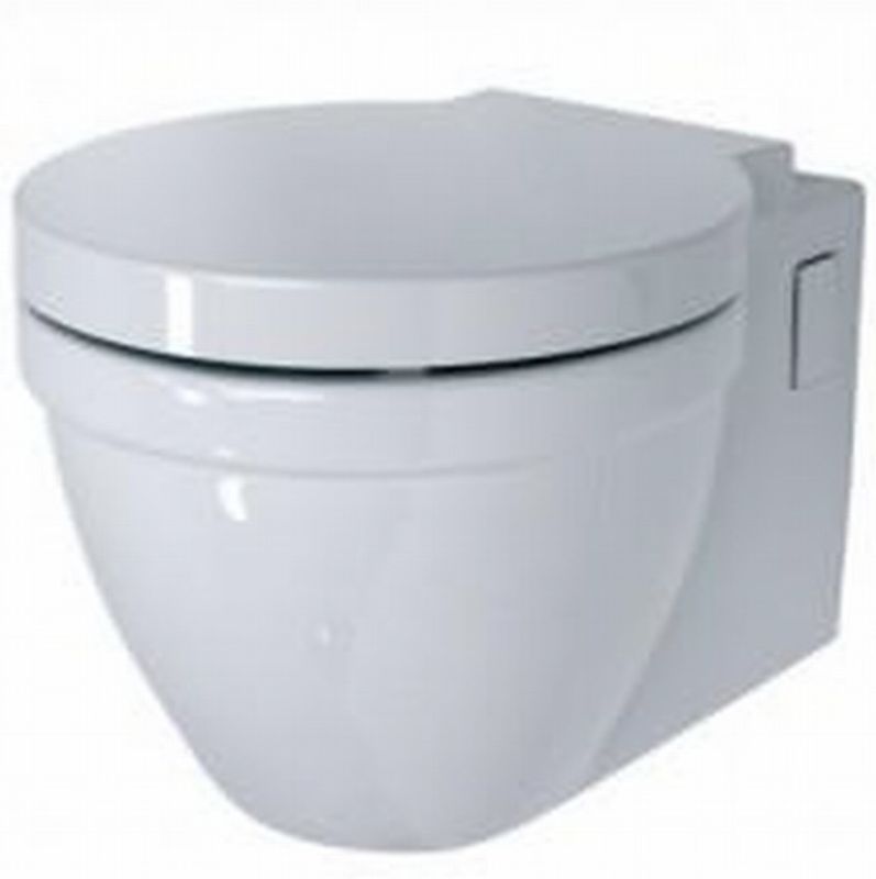 Nau, wall hung toilet complete