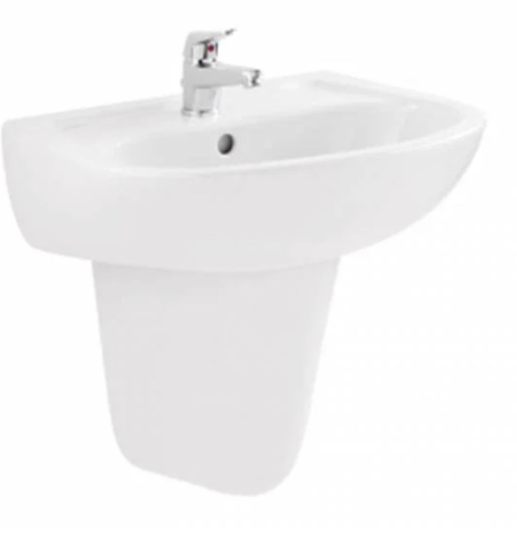 Cetus, wash basin, 55cm with column