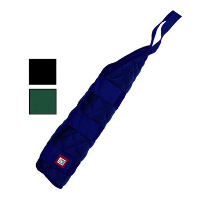 CUBRECOLAS EN ALGODON ACOLCHADO AZUL