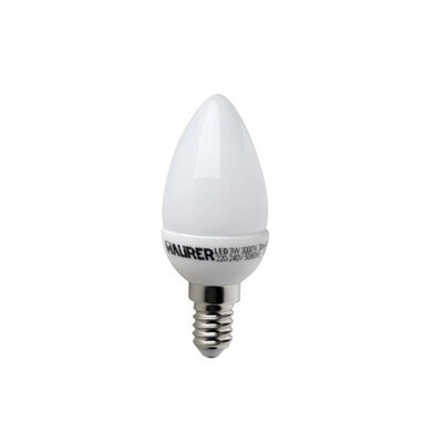 BOMBILLA LED VELA E14. 5 W. = 40 W. 470 LÚMENES. LUZ CALIDA. (3000°K).