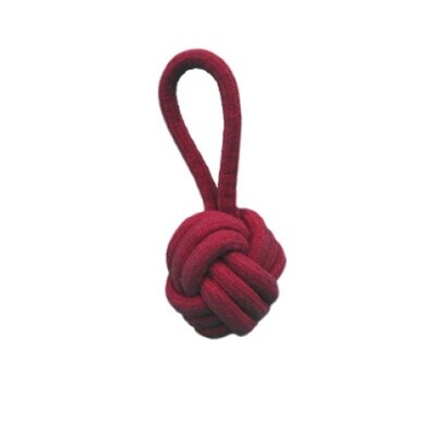 Juguete Para Perro Pelota Con Asa Strong Granate