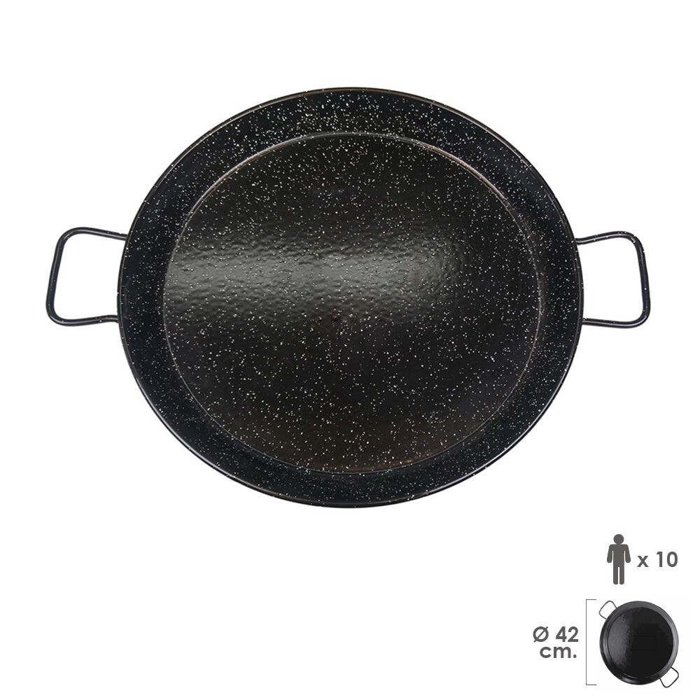 PAELLERA VALENCIANA ESMALTADA 10 PERSONAS/ 42 CM