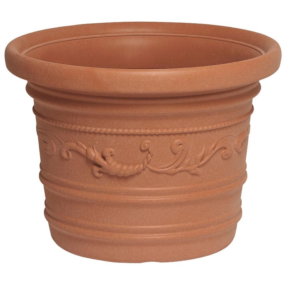 MACETERO TERRACOTA RESINA REDONDO Ø 60 CM.