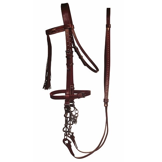 CABEZADA MARJOMAN MODELO JEREZANA CON RIENDAS