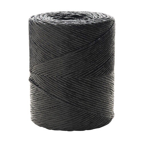 CUERDA RAFIA BOBINA 750 GRAMOS COLOR NEGRO