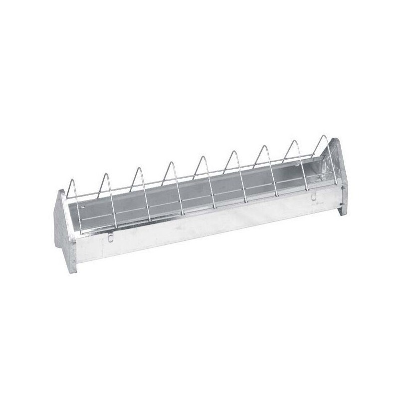 COMEDERO METALICO PARA POLLOS REJILLA ANCHA 100 CM