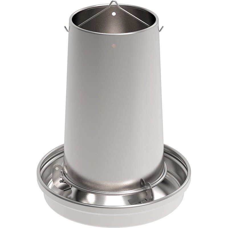 Tolvas metálicas para Gallinas &quot;Eco&quot;, capacidad: 14 l