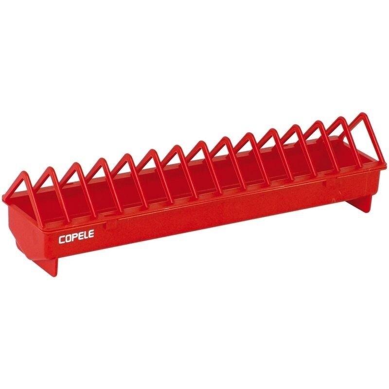COMEDERO PLÁSTICO 40 cm PARA POLLOS REJILLA ESTRECHA