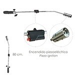 SOPLETE QUEMAR HIERBA CON ENCENDIDO PIEZOELECTRICO FUNCIONAMIENTO CON CARTUCHO GAS