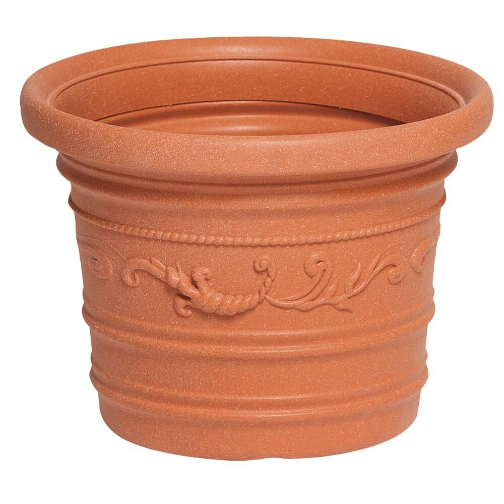 Macetero Terracota Resina Redondo Ø 40 cm.