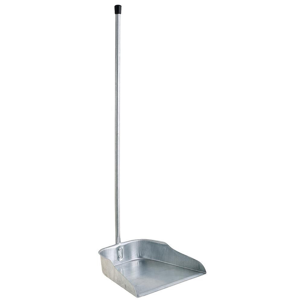 RECOGEDOR GALVANIZADO CON MANGO 77 CM