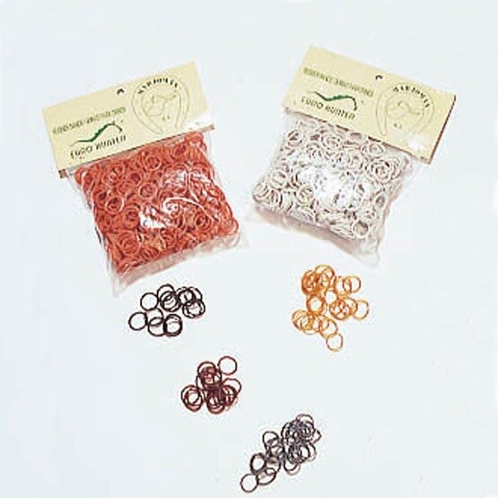GOMAS PARA CRINES, COLOR: NARANJA