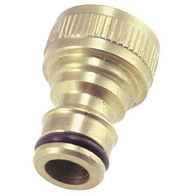 ADAPTADOR MANGUERA LATON 3/4 HEMBRA