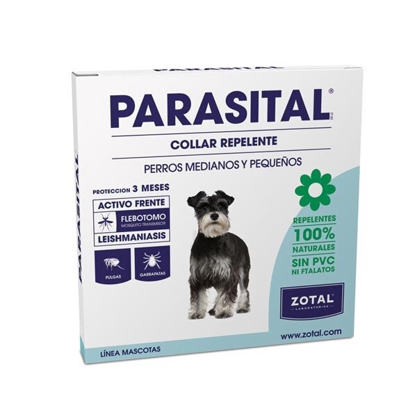 PARASITAL® Collar Perros Medianos y Pequeños