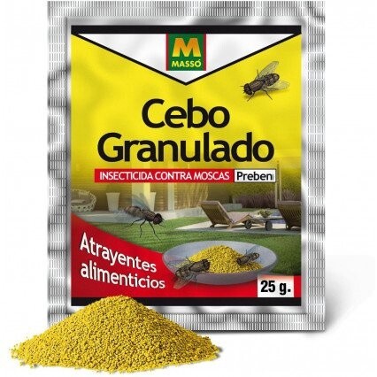 CEBO GRANULADO PARA MOSCAS 25 G