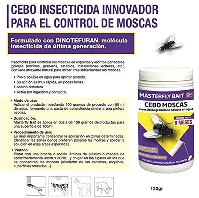 MASTERFLY BAIT-CEBO MOSCAS 125GR.